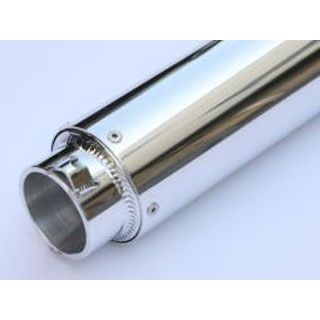 ケイツーテック 汎用 汎用アルミサイレンサー カール・フック 外径 φ100 筒長 400mm 差込径 φ50.8 K2-tec_1