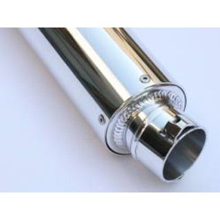 ケイツーテック 汎用 汎用アルミサイレンサー カール・角度付きフック 外径 φ100 筒長 400mm 差込径 φ50.8 K2-tec バイクの通販は 35,971円