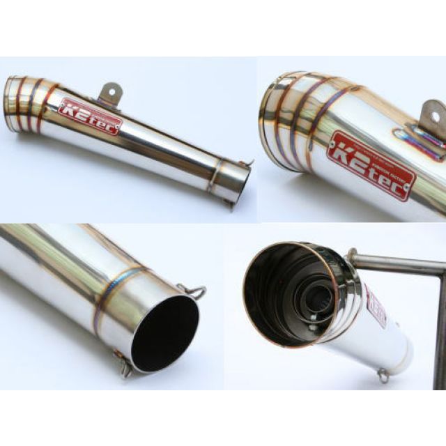 ケイツーテック 汎用 GPスタイル メガホンサイレンサー テーパー長 250mm 外径 φ70 差込径 φ60.5 K2-tec_1