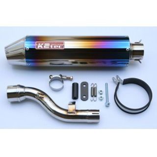 ケイツーテック SEROW250 K-Dirt「ケイ・ダート」チタンスリップオンマフラー 仕様 モタードタイプ 付属 小バッフル K2-tec バイクの通販は