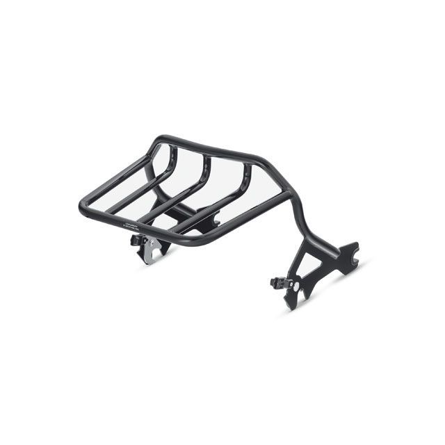 ハーレーダビッドソン ソフテイル HoldFast Two-Up Luggage Rack - Gloss Black HARLEY-DAVIDSON