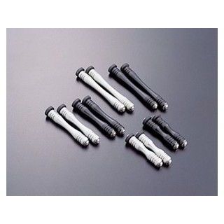 アクティブ 汎用 ラウンドコア用 サイドカラー＆ボルトセット カラー ブラック 段数 16段 ACTIVE バイクの通販は