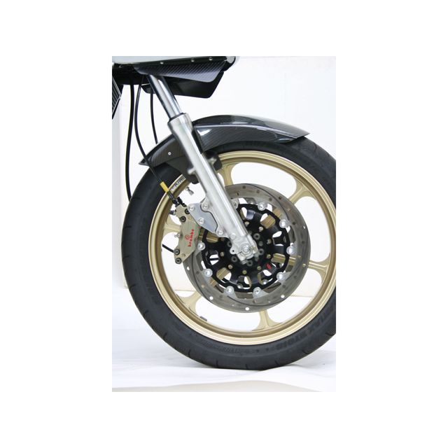 アクティブ GSX1100S フロントキャリパーサポート シルバー brembo 40mm＆大径ローター径（オフセット26.5mm） ACTIVE …の通販は