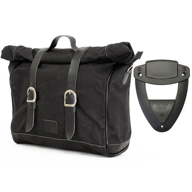 ロングライド ヘリテージ サドルバッグ CLICK-ON ロールトップ 18L ローポジション（ブラック） LONGRIDE