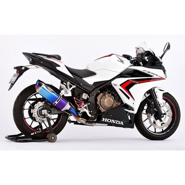 ビートジャパン CBR400R NASSERT Evolution TypeII フルエキゾーストマフラー（クリアチタン） BEET_1