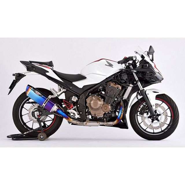 ビートジャパン CBR400R NASSERT Evolution TypeII フルエキゾーストマフラー（クリアチタン） BEET_2