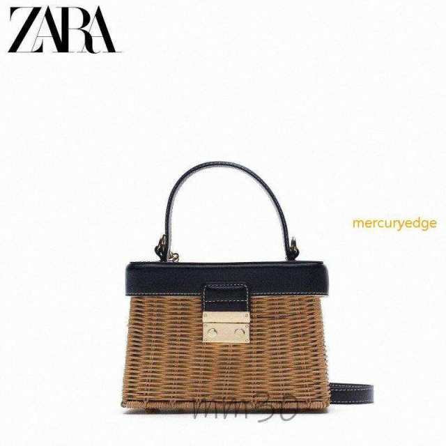 ZARA ザラ ショルダーバッグ レディース かごバッグ 2way リジッド