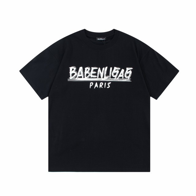 BALENCIAGA パリシティ限定ロゴプリントです 半袖tシャツ-