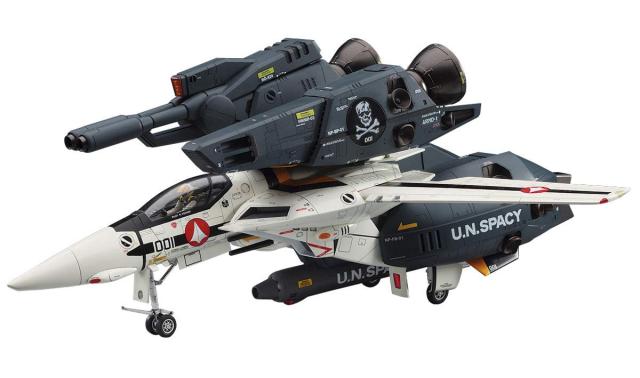 Hasegawa ハセガワ 超時空要塞マクロス VF-1S/A ストライク/スーパーバルキリー スカル小隊 1/48スケール プラモデル MC03
