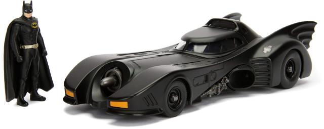 ダイキャスト製モデルカー 1989 Batman Batmobile + Diecast Batman 1/24 METALS
