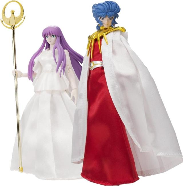 聖闘士聖衣神話 聖闘士星矢 真紅の少年伝説 太陽神アベル ＆ 女神アテナ フィギュア 2点メモリアルセットの通販は