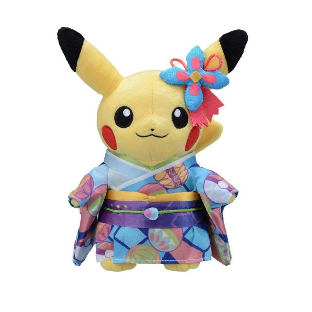 ポケモンセンターオリジナル ぬいぐるみ 加賀着物のピカチュウ