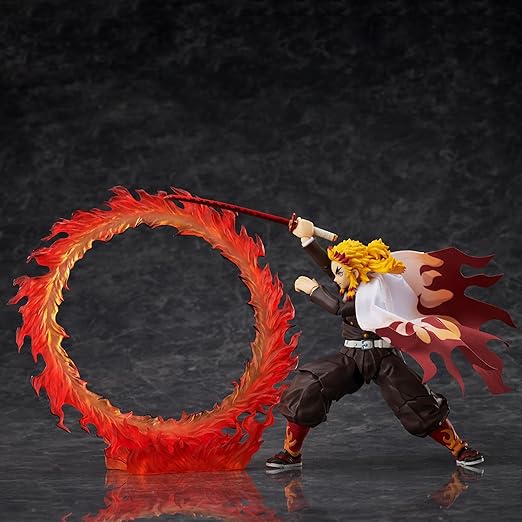 figma 鬼滅の刃 煉獄杏寿郎 塗装済み可動 フィギュア_2
