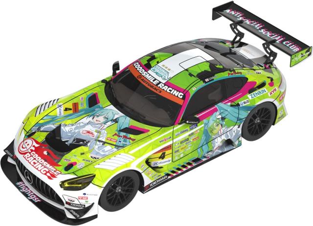 初音ミク GTプロジェクト 1/43 グッドスマイル AMG 2022 開幕戦Ver. 1/43スケール レジン[PU]製 塗装済み完成品 ミニカー