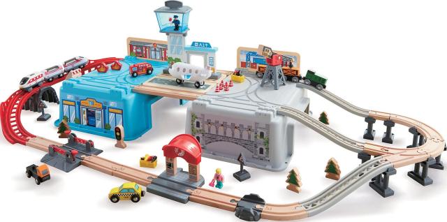 Hape (ハペ) メガシティボックスレールセット E3773
