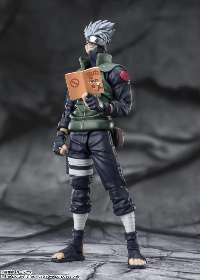 S.H.フィギュアーツ NARUTO -ナルト- 疾風伝 はたけカカシ -勇名轟く写輪眼の英雄- 約160mm ABS&PVC製 塗装済み可動フィギュ