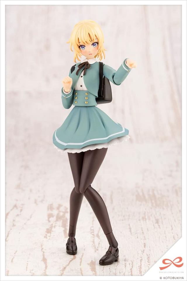 創彩少女庭園 佐伯 リツカ　聖アイリス女学園高等部・冬服　全高約157mm 1/10スケール プラモデル JK010_2