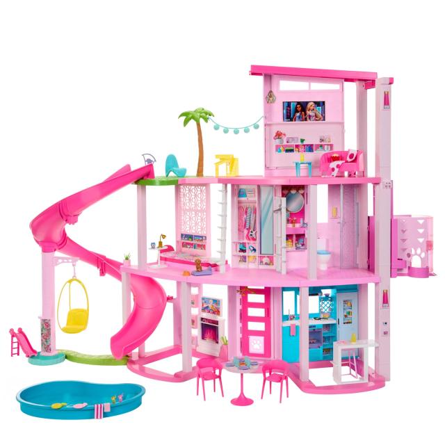Barbie ドリームハウス 3かいだてのおおきなすべりだいつきのおうち (ライトとサウンド)   HMX10 ごっこ遊びが無限に楽しめる♪すべり台付き3階建て「バービー ドリームハウス」が8月26日より発売！ - おもちゃ情報net.