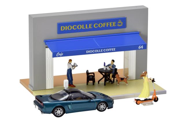 トミーテック ジオコレ64 1/64#カースナップ21a カフェテラス ミニカー セットの通販は