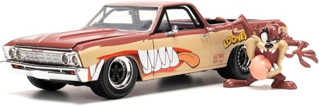 Jada Toys ルーニー・テューンズ  シボレー  エルカミーノ ダイキャストカー タスマニアンデビル フィギュア付