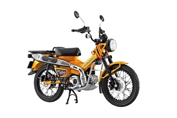 青島文化教材社 スカイネット 1/12 完成品バイク Honda CT125 ハンターカブ ターメリックイエロー