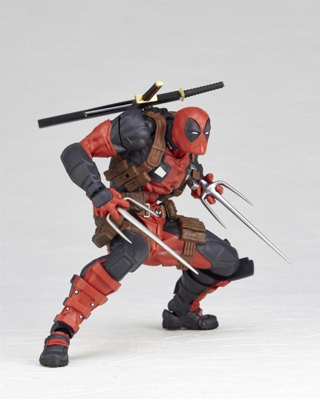 海洋堂 リボルテック アメイジング・ヤマグチ デッドプール Ver.2.5 塗装済み 可動フィギュア