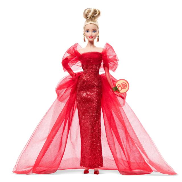 Barbie マテル80周年記念アニバーサリードール ブロンド シグネチャー JBJ17