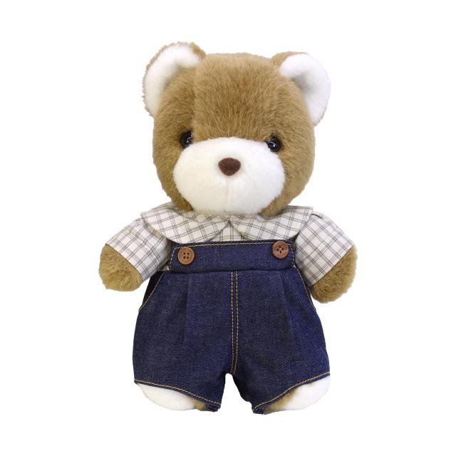 サン・アロー マック チェックシャツ デニム M ぬいぐるみ