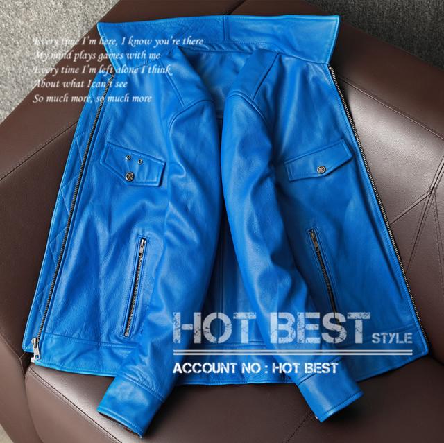 上質 メンズ レザー ジャケット カウハイド 牛革 レア色 復刻40年代