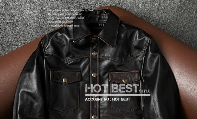 メンズ革ジャン 馬革 茶芯 ライダースジャケット レザージャケット本革S-5XL メンズ革ジャン 馬革 茶芯 ライダースジャケット レザージャケット本革