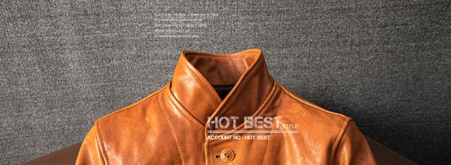 上質 メンズ レザー ジャケット復刻30年代 A-1タイプ アインシュタイン