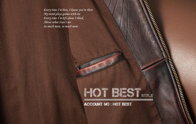 上質 メンズ レザー ジャケット ヴィンテージ加工 ホースハイド 50年代