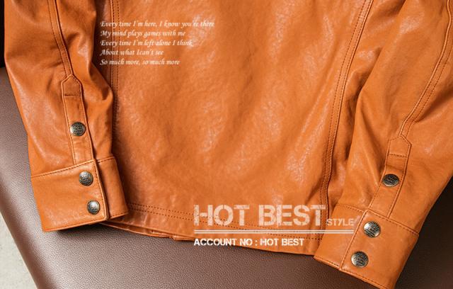 上質革ジャン メンズ 羊革 シープスキン 植物鞣し革 ミニマムスタイル