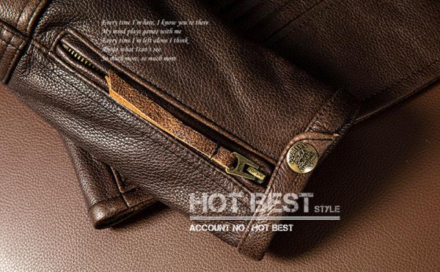 上質革ジャン メンズ カウハイド 50年代 パテッド ヴィンテージ加工