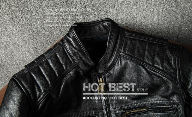 上質革ジャン メンズ カウハイド 50年代 パテッド ヴィンテージ加工