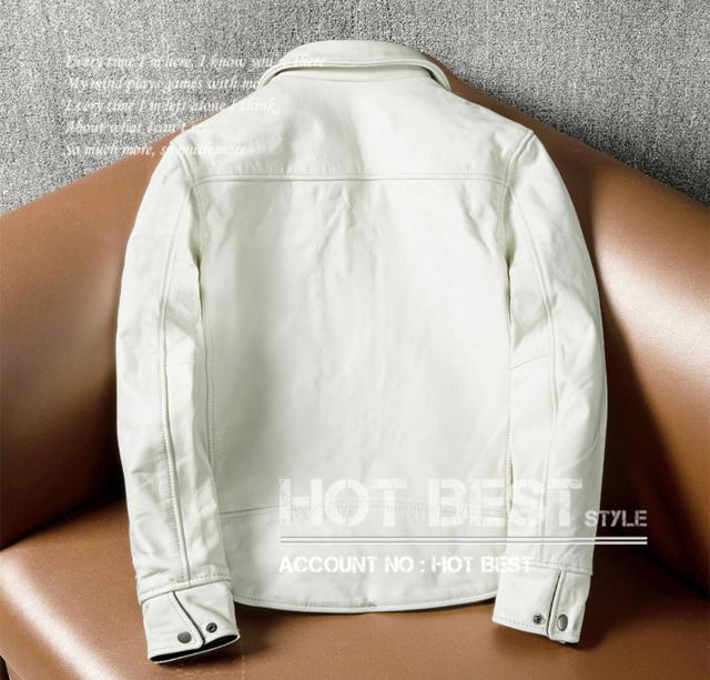 上質革ジャン メンズ カウハイド 30年代 トラッカースタイル シングル