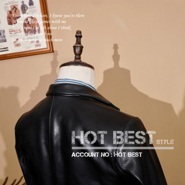 カウハイド ヴィンテージスタイル サックコート メンズ 革ジャン