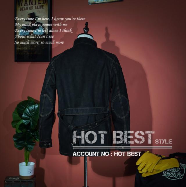 カウハイド 復刻50年代 スタイル メンズ 革ジャン サファリジャケット