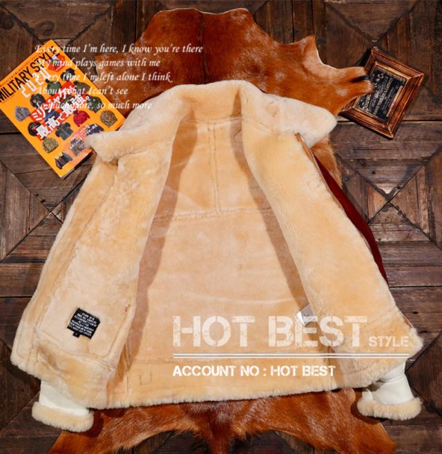 ホースハイド&シープスキン 本革 メンズ 復刻40年代 TYPE B-3 ムートンフライトジャケット WWII B-17 メンフィス・ベル 馬革 羊革 ホースハイド&シープスキン 本革 メンズ 復刻40年代 TYPE B-3 ムートン