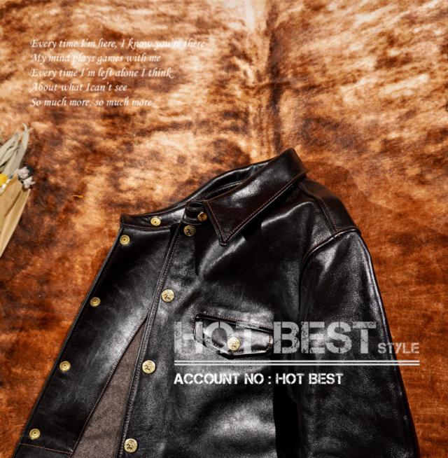 ホースハイド 30年代 ワークコート レザージャケット カーコート