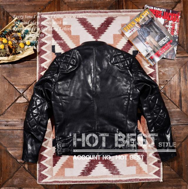 1.3mm カウハイド 50s パテッド シングルライダース メンズ 革ジャン レザージャケットPADDED タンニンなめし牛革