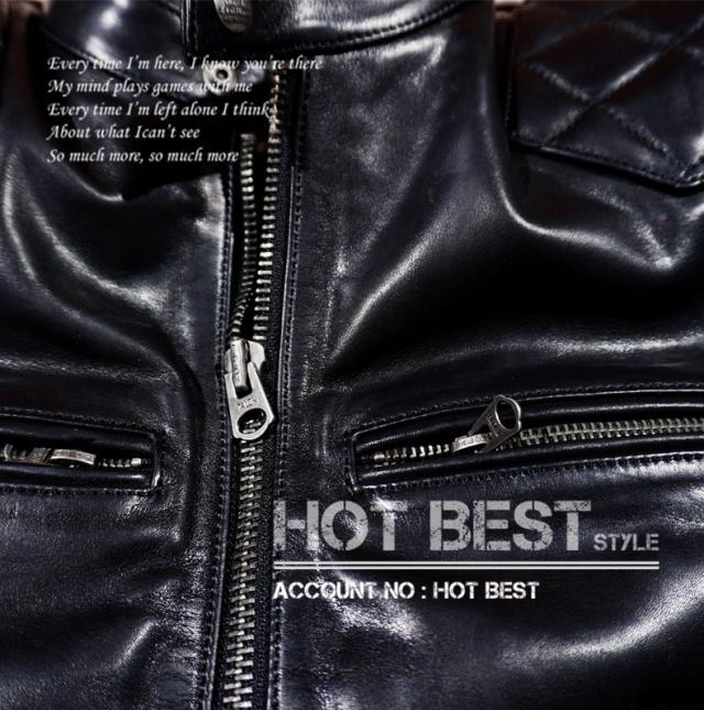 1.3mm カウハイド 50s パテッド シングルライダース メンズ 革ジャン レザージャケットPADDED タンニンなめし牛革