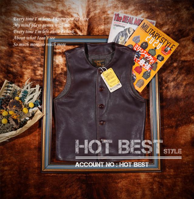 ホースハイド 本革 メンズ レザーベスト 本革ベスト アメリカン ジレワークベスト レザージャケット 馬革