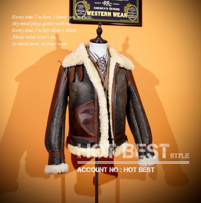 シープスキン 復刻30年代 USAF TYPE B-3 ムートン フライトジャケットボマー ボンバー ラム 羊革