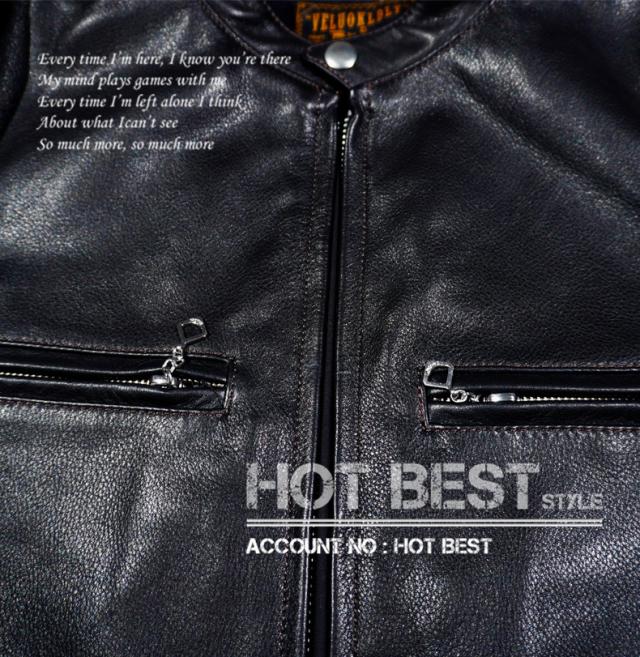 1.3mm カウハイド 50年代  J-100タイプ メンズ 革ジャン シングルライダース レザージャケット イタリアンレザー 牛革