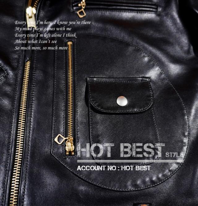 1.3mmカウハイド 50's J-24タイプ ダブルライダース メンズ 革ジャン