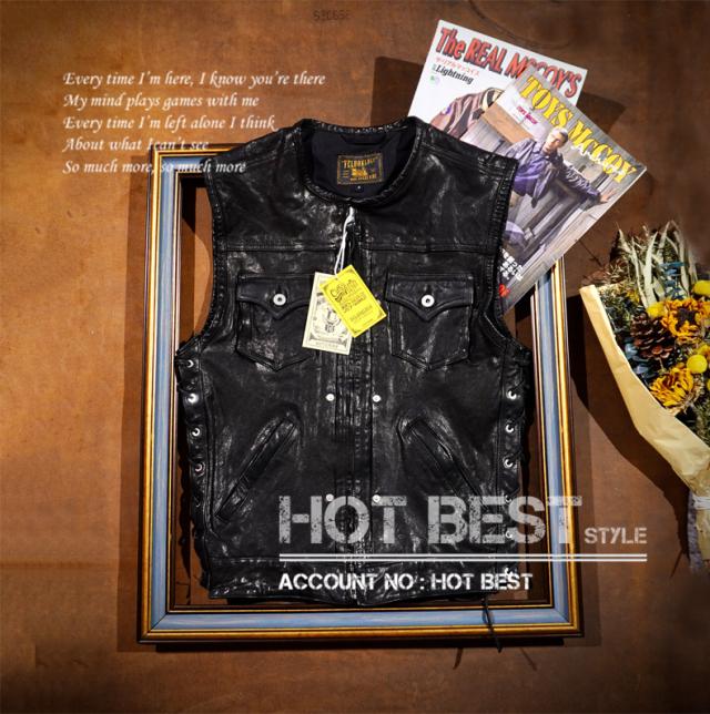 最高峰 1.1mm シープスキン 本革 メンズ レザーベスト 本革ベスト 皮ベスト ジレ レザージャケット ベジタブルタンニンなめし 羊革