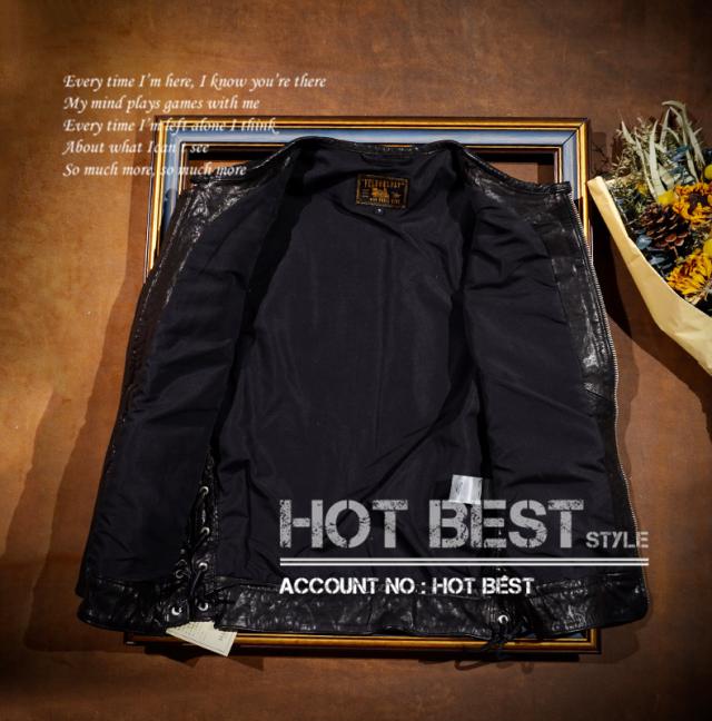 最高峰 1.1mm シープスキン 本革 メンズ レザーベスト 本革ベスト 皮ベスト ジレ レザージャケット ベジタブルタンニンなめし 羊革