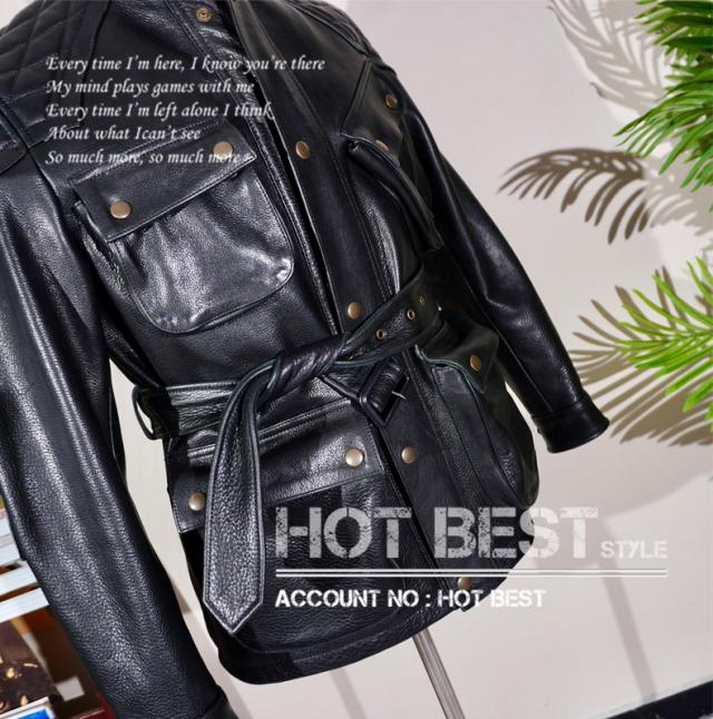 1.5mm カウハイド 復刻50年代スタイル メンズ 革ジャン サファリジャケット パテッド イタリアンレザー 牛革