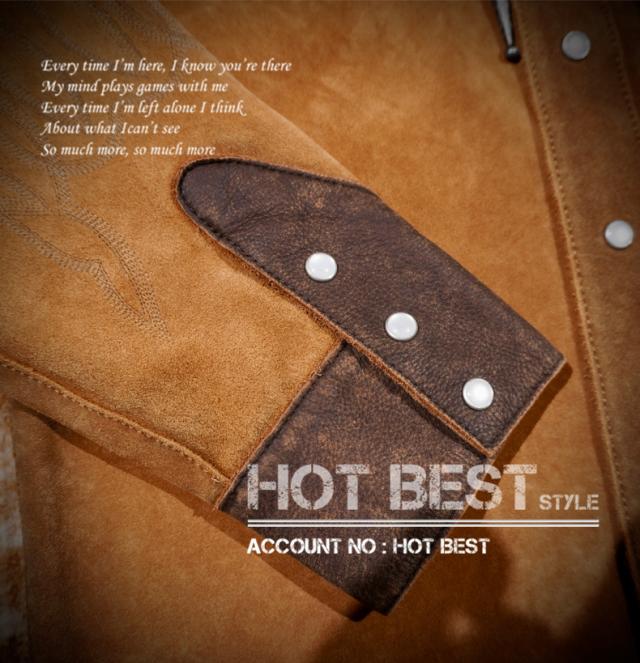 1.2mm カウスエード シャツタイプ メンズ 革ジャン ライダース レザージャケット カウハイド 牛革